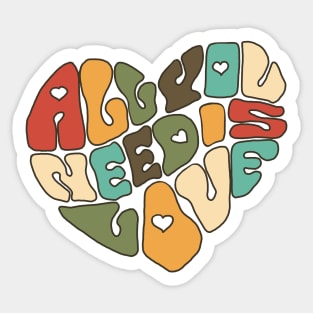 All You Need Is Love Sticker